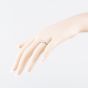 Second Hand Sterling Silver Aquamarine & Diamond Shoulder Set Three Stone Ring 41251666