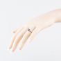 Second Hand Sterling Silver Tanzanite & White Topaz Shoulder Set Dress Ring 41251674