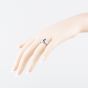 Second Hand Sterling Silver Tanzanite & White Cubic Zirconia Marquise Shape Dress Ring 41251691