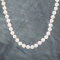 Second Hand Silver Cultured Pearl 18 Inch Necklace 41271005