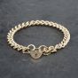 Second Hand 9ct Yellow Gold 7 Inch Curb Chain Bracelet 41281415