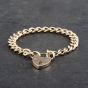 Second Hand 9ct Yellow Gold 7.5 Inch Curb Chain Bracelet 41281493