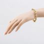 Second Hand 9ct Yellow Gold Patterned 7.5 Inch Belcher Chain Bracelet 41281509