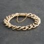 Second Hand 9ct Yellow Gold 7.5 Inch Curb Chain Bracelet 41281537