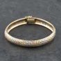 Second Hand 9ct Three Colour Gold Flexible 7.25 Inch Bracelet 41281595