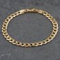 Second Hand 9ct Yellow Gold 7.5 Inch Curb Chain Bracelet 41281601