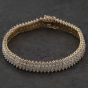 Second Hand 9ct Yellow Gold 1.50ct Brilliant Cut Diamond 7.25 Inch Bracelet 41281605