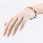 Second Hand Vintage Rose Gold Fancy 8 Inch Belcher Chain Bracelet 41281622