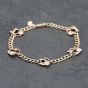 Second Hand Clogau 9ct Two Colour Gold Vine Leaf Design 7.5 Inch Chain Bracelet 41281630