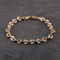 Second Hand 9ct Yellow Gold 7.5 Inch Trace Chain Bracelet 41281665
