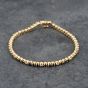 Second Hand 18ct Yellow Gold Sapphire & 0.28ct Brilliant Cut Diamond 7.5 Inch Bracelet 41281700