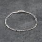Second Hand 18ct White Gold Cubic Zirconia Set 6.5 Inch Bar Bracelet 41281701