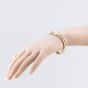 Second Hand 9ct Yellow Gold Chunky 7.5 Inch Curb Chain Bracelet 41281706