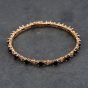 Second Hand 9ct Yellow Gold Sapphire & Diamond 7 Inch Bracelet 41281710