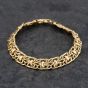 Second Hand 9ct Yellow Gold Fancy 7 Inch Curb Chain Bracelet 41281713