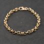 Second Hand 9ct Yellow Gold 8 Inch Belcher Chain Bracelet 41281745