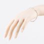 Second Hand 9ct White Gold White & Pink Cubic Zirconia Bar 7.5 Inch Bracelet 41281782