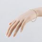 Second Hand 9ct Two Colour Gold Cubic Zirconia Set 7.5 Inch Bracelet 41281812