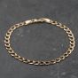 Second Hand 9ct Yellow Gold 8 Inch Curb Chain Bracelet 41281831