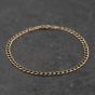 Second Hand 9ct Yellow Gold 9 Inch Curb Chain Bracelet 41281839