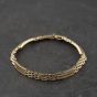 Second Hand 9ct Yellow Gold Three Bar 7.5 Inch Bar Gate Bracelet 41281843