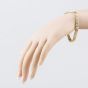 Second Hand 9ct Yellow Gold Three Bar 7.5 Inch Bar Gate Bracelet 41281843