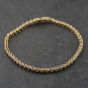 Second Hand 9ct Yellow Gold 1.00ct Diamond Set 7.5 Inch Tennis Bracelet 41281857