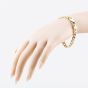 Second Hand 9ct Yellow Gold 8 Inch Curb Chain Bracelet 410802162092