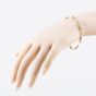 Second Hand 9ct Yellow Gold Fancy Link 7.5 Inch Albert Chain Bracelet 41281863