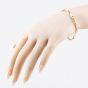 Second Hand Vintage 9ct Rose Gold 7 Inch Figaro Chain Bracelet 41281870