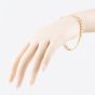 Second Hand 9ct Yellow Gold Square 8 Inch Curb Chain Bracelet 41281879