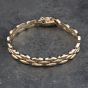 Second Hand 9ct Yellow Gold Fancy 7 Inch Chain Bracelet 41281884