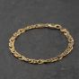 Second Hand 9ct Yellow Gold 7.5 Inch Fancy Chain Bracelet 41281893
