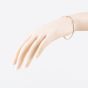 Second Hand 9ct Yellow Gold 0.05ct Diamond Kiss Design 7.5 Inch Bracelet 41281901