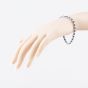 Second Hand White Gold Sapphire & 0.25ct Diamond 7.5 Inch Bracelet 41281902