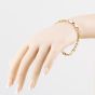 Second Hand 9ct Yellow Gold 7.5 Inch Double Curb Chain Bracelet 41281910