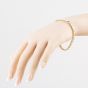 Second Hand 9ct Yellow Gold Diamond 7.5 Inch Bracelet 41281916