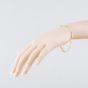 Second Hand 9ct Two Colour Gold 7.5 Inch Figaro Chain Bracelet 41281967