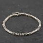 Second Hand 9ct White Gold 1.00ct Diamond Set 7.5 Inch Tennis Bracelet 41282009