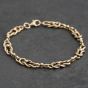 Second Hand 9ct Yellow Gold 7.5 Inch Fancy Chain Bracelet 41282014