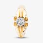 Second Hand 9ct Yellow Gold 1.40ct Brilliant Cut Diamond Signet Ring 41341083