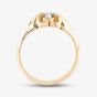 Second Hand 9ct Yellow Gold 1.40ct Brilliant Cut Diamond Signet Ring 41341083