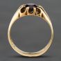 Second Hand Vintage 9ct Yellow Gold Garnet Ring 41341123