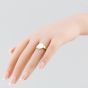 Second Hand 18ct Yellow Gold Oval Signet Ring 41341140