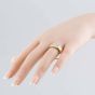 Second Hand 9ct Yellow Gold 0.05ct Single Cut Diamond Oblong Signet Ring 41341202