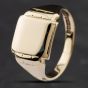 Second Hand Vintage 9ct Yellow Gold Oblong Signet Ring 41341315