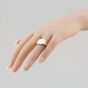 Second Hand Vintage 9ct Yellow Gold Oblong Signet Ring 41341315