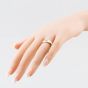 Second Hand 9ct Yellow Gold Cubic Zirconia Band Ring 41341557
