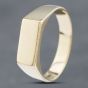 Second Hand 9ct Yellow Gold Oblong Signet Ring 41341685