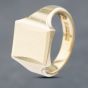 Second Hand 9ct Yellow Gold Plain Square Signet Ring 41341727